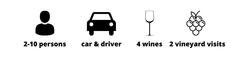 Landscape and Wine Tour What's included